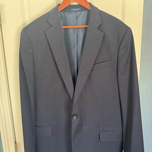 Men's Navy Stafford Stretch Suit Separate Jacket - 46L